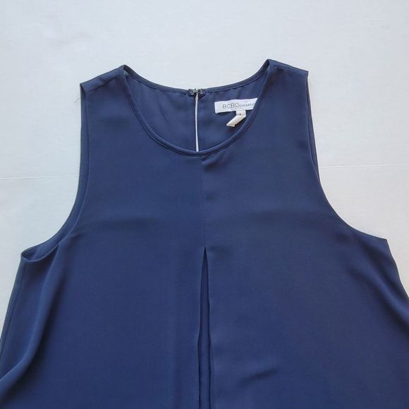 BCBGeneration Dark Navy Tank Blouse - Picture 3 of 9